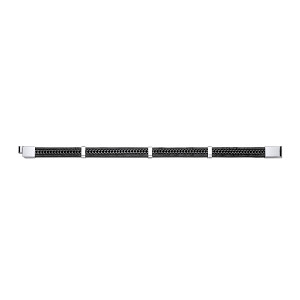 Gents Black Leather & Stainless Steel Bracelet