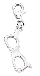 925 Sterling Silver Glasses Charm