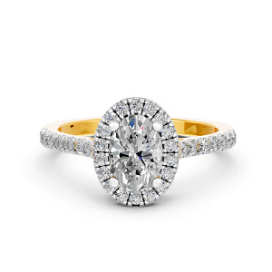 Lab Diamond Engagement Ring