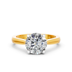 Lab Diamond Engagement Ring