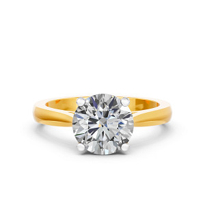 Lab Diamond Engagement Ring