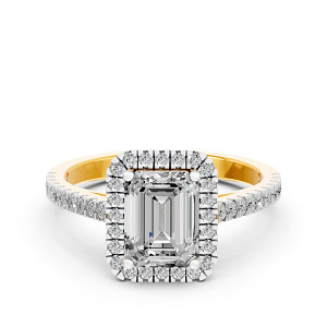 Lab Diamond Engagement Ring