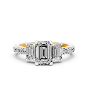 Lab Diamond Engagement Ring