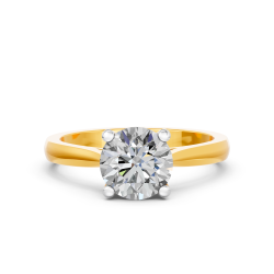 Lab Diamond Engagement Ring