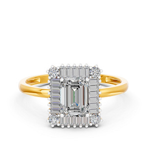 Lab Diamond Engagement Ring