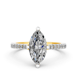 Lab Diamond Engagement Ring