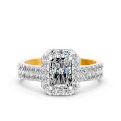 Lab Diamond Bridal Set Of 2 Ring
