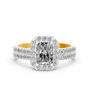 Lab Diamond Bridal Set Of 2 Ring