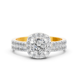 Lab Diamond Bridal Set Of 2 Ring