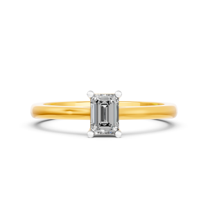 Lab Diamond Solitaire Ring
