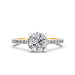 Lab Diamond Engagement Ring
