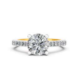 Lab Diamond Engagement Ring