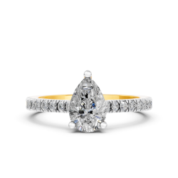 Lab Diamond Engagement Ring
