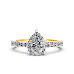 Lab Diamond Engagement Ring