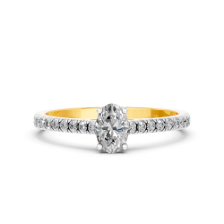 Lab Diamond Engagement Ring