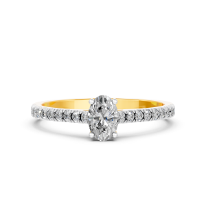 Lab Diamond Engagement Ring