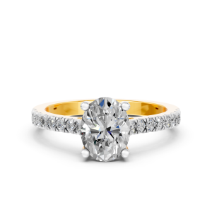 Lab Diamond Engagement Ring