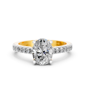 Lab Diamond Engagement Ring