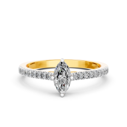 Lab Diamond Engagement Ring