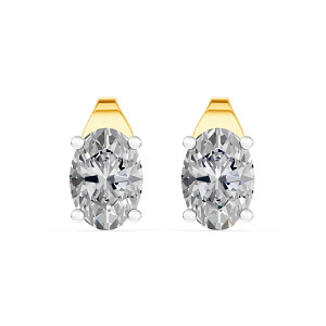Lab Diamond Stud Earrings