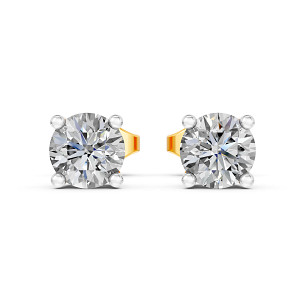 Lab Diamond Stud Earrings