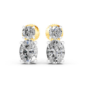 Lab Diamond Stud Earrings