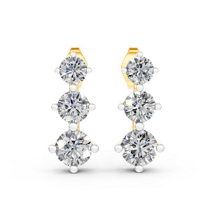 Lab Diamond Stud Earrings
