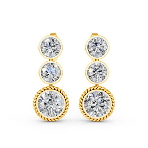 Lab Diamond Stud Earrings