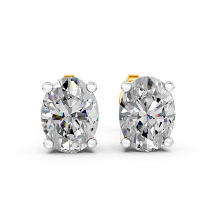 Lab Diamond Stud Earrings