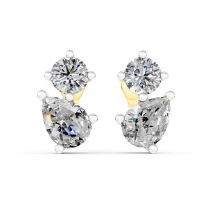 Lab Diamond Stud Earrings