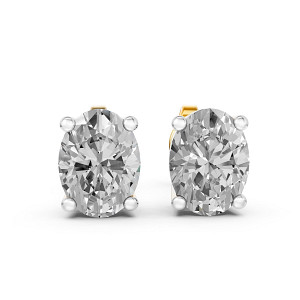 Lab Diamond Stud Earrings