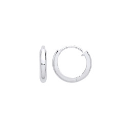 925 Sterling Silver Huggie Hoop Hinged 10mm Sleeper Earrings