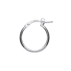 925 Sterling Silver Small Plain Hoops