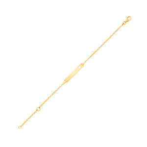 9ct Childrens Belcher ID Bracelet