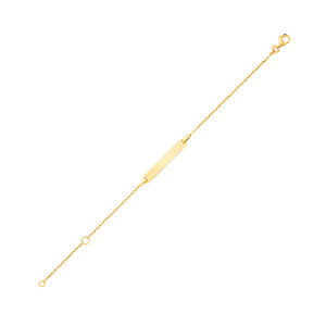9ct Childrens Trace ID Bracelet