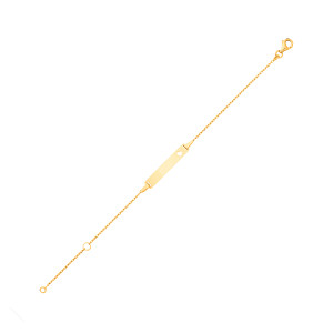 9ct Childrens Trace ID Bracelet