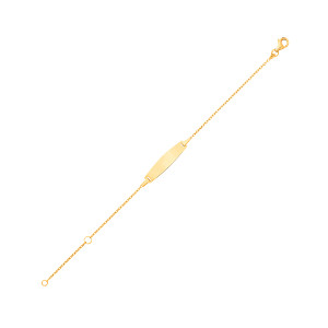 9ct Childrens Trace ID Bracelet
