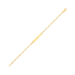 9ct Childrens Figaro ID Bracelet