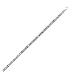925 Sterling Silver Cubic Zirconia Tennis Bracelet