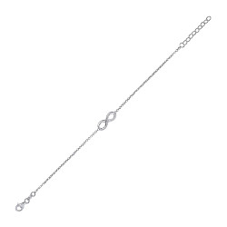 925 Sterling Silver Infinity Bracelet