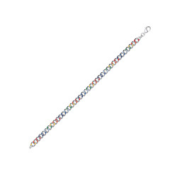 Silver Cuban Curb Link 7.5