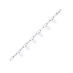 Silver Paper Link 7.5