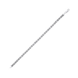 Silver Ladies Fancy Link Bracelet