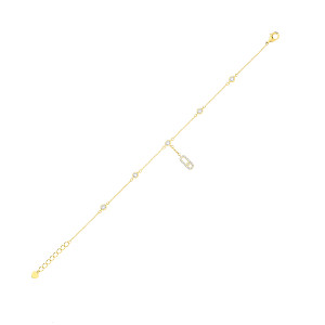 Gold Plated CZ Bracelet
