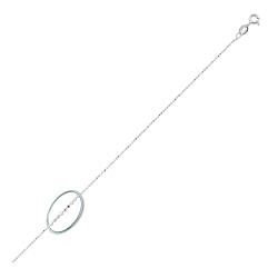 925 Sterling Silver Rhodium Plated 18