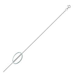 925 Sterling Silver Rhodium Plated 18