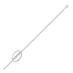 925 Sterling Silver Rhodium Plated 16