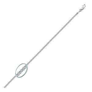 925 Sterling Silver Rhodium Plated 16