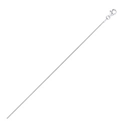 925 Sterling Silver Rhodium Plated 18