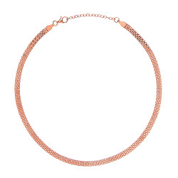925 Sterling Silver Bismark Collarette Rose Gold Plate